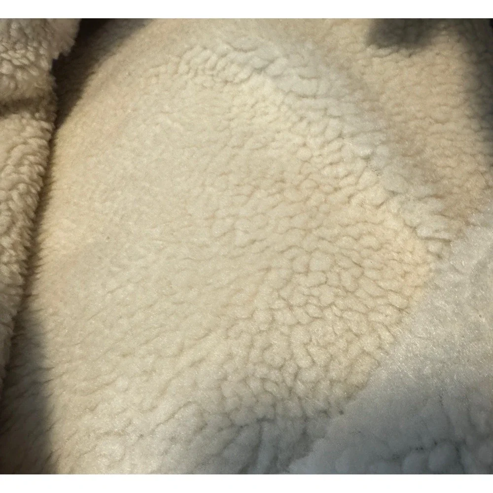 New Wrangler Men's Southwestern Sherpa Lined Zip Vest XXL Brown Cowboy Landman - Picture 6 of 12